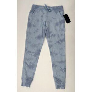 90 Degrees Reflex Sweatpants Womens Fleece Joggers Small Blue Tie Dye Gym NEW